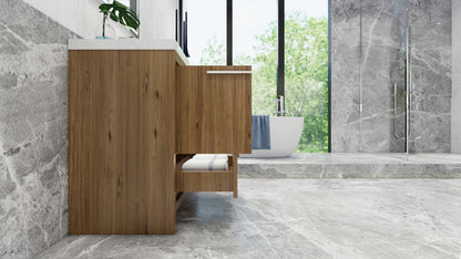 Dolce 36" Freestanding Bathroom Vanity with Reinforced Acrylic Integrated Sink Top