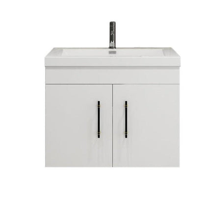 Elsa 30" Wall Mounted Bathroom Vanity with Reinforced Acrylic Integrated Sink Top