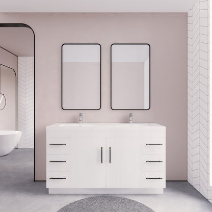 elsa-60-freestanding-vanity-with-double-reinforced-acrylic-sink - KBH Home