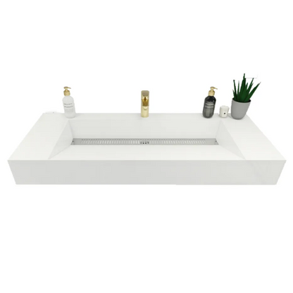Felix Acrylic Integrated Ramp Sink Vanity Top