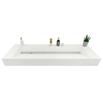 Felix Acrylic Integrated Ramp Sink Vanity Top