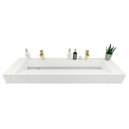 Felix Acrylic Integrated Ramp Sink Vanity Top