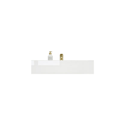 Felix Acrylic Integrated Ramp Sink Vanity Top