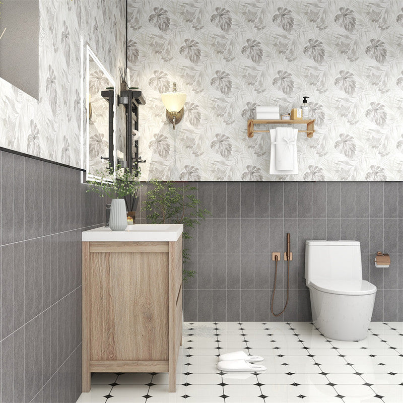 Louis 42" Freestanding Bathroom Vanity with Reinforced Acrylic Integrated Sink Top