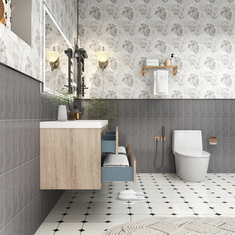 Louis 72" Wall Mounted Bathroom Vanity with Reinforced Acrylic Integrated Sink Top
