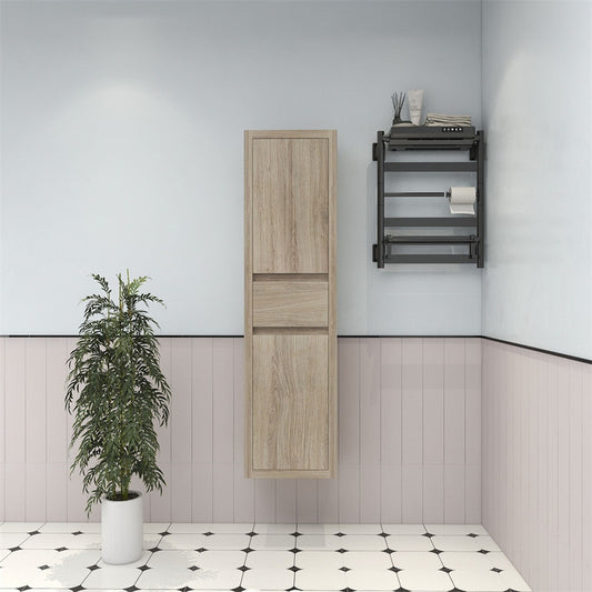 Louis wall mounted linen cabinet in MDF