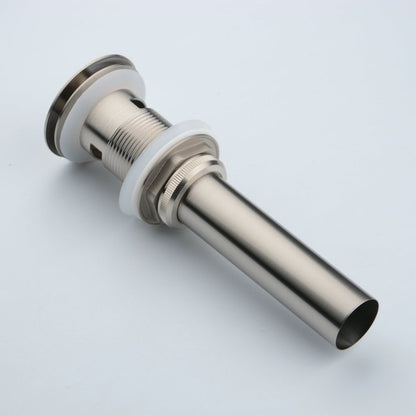 Lucia Bathroom Sink Drain Pop in Brushed Nickel