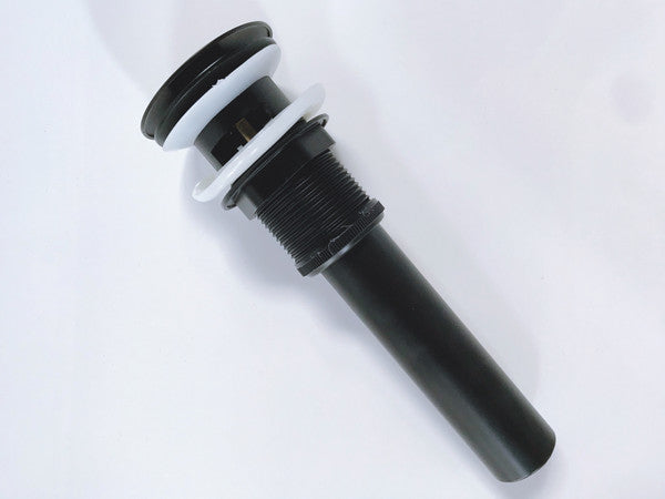 Lucia Bathroom Sink Drain Pop in Matte Black