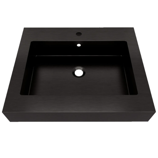 Max stainless steel vanity top with integrated sink