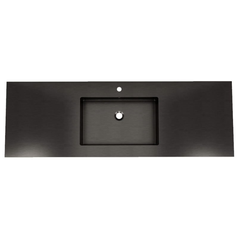 Max Stainless Steel Integrated Sink Vanity Top