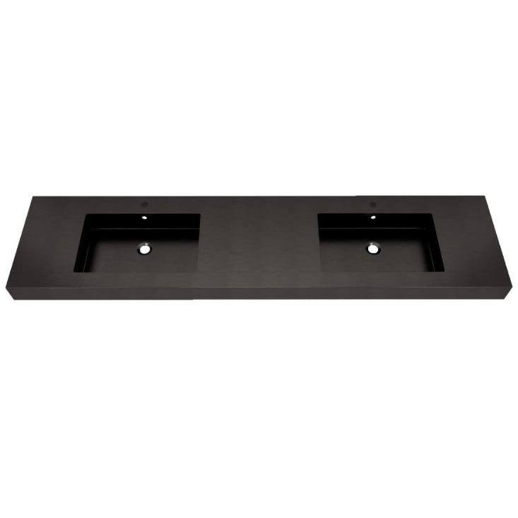 Max Stainless Steel Integrated Sink Vanity Top