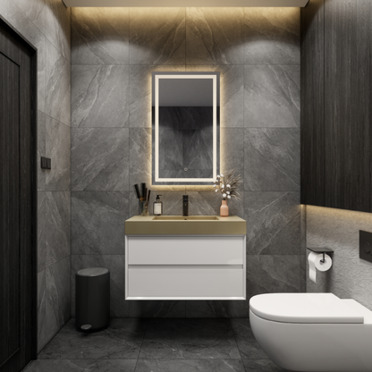 Max Stainless Steel Integrated Sink Vanity Top