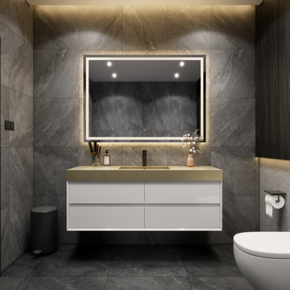 Max Stainless Steel Integrated Sink Vanity Top