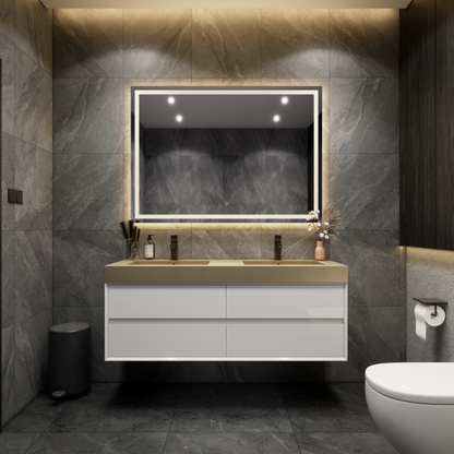 Max Stainless Steel Integrated Sink Vanity Top