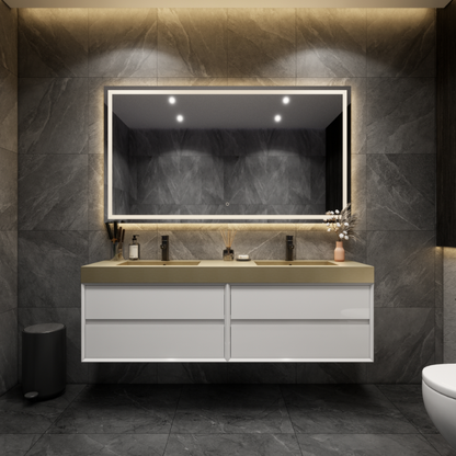 Max Stainless Steel Integrated Sink Vanity Top
