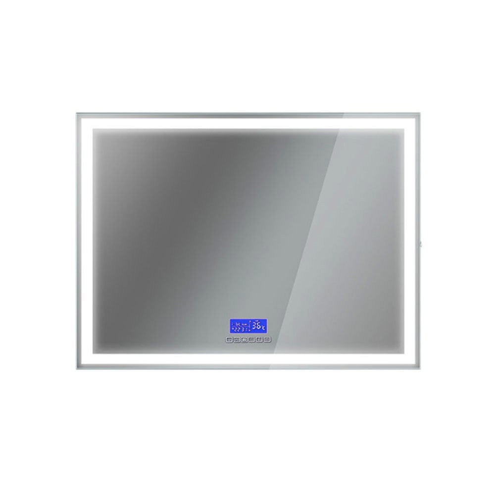 Moreno Florence 47 inch by 35.5 inch LED Mirror with Bluetooth, Time & Temperature Display