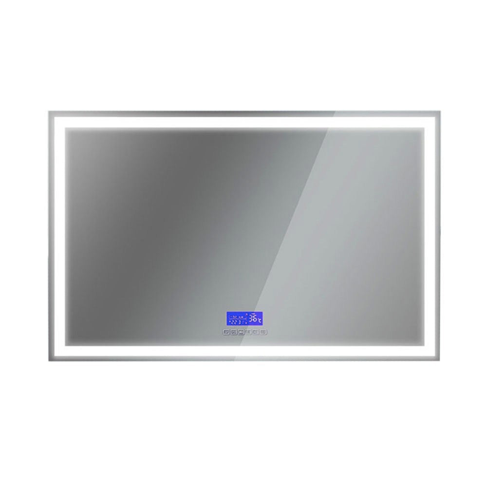 Moreno Florence 55 inch by 35.5 inch LED Mirror with Bluetooth, Time & Temperature Display