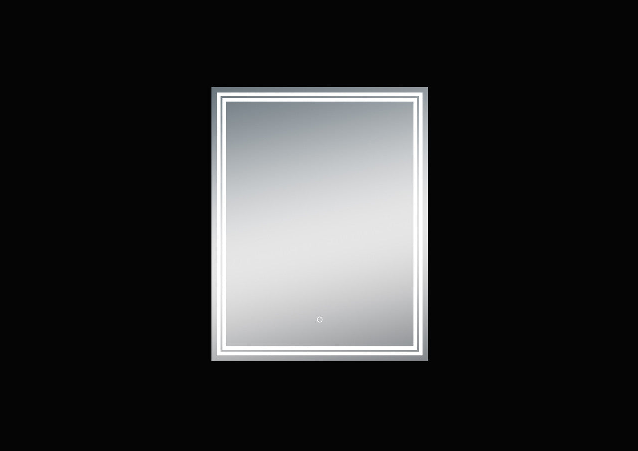 Moreno Luna 24 inch Polished Edge Back Lit LED Mirror