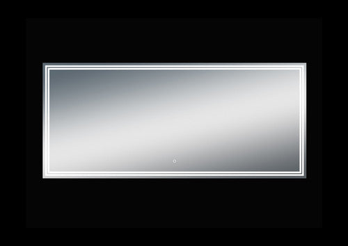 Moreno Luna 68 inch Polished Edge Back Lit LED Mirror