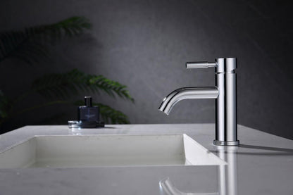Nelli Classic Single Hole Bathroom Lavatory Faucet, Solid Brass