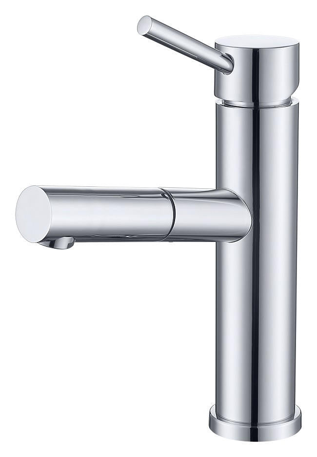 Nelli Pullout Spout Bathroom Lavatory Faucet, Solid Brass