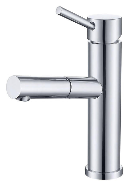 Nelli Pullout Spout Bathroom Lavatory Faucet, Solid Brass