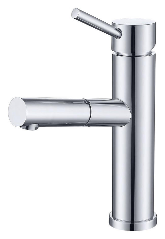 Nelli Pullout Spout Bathroom Lavatory Faucet, Solid Brass