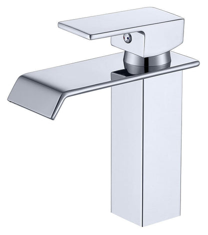 Nelli Single Handle Centerset Bathroom Lavatory Faucet, Solid Brass