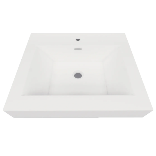 Nobel acrylic solid surface vanity top with integrated sink