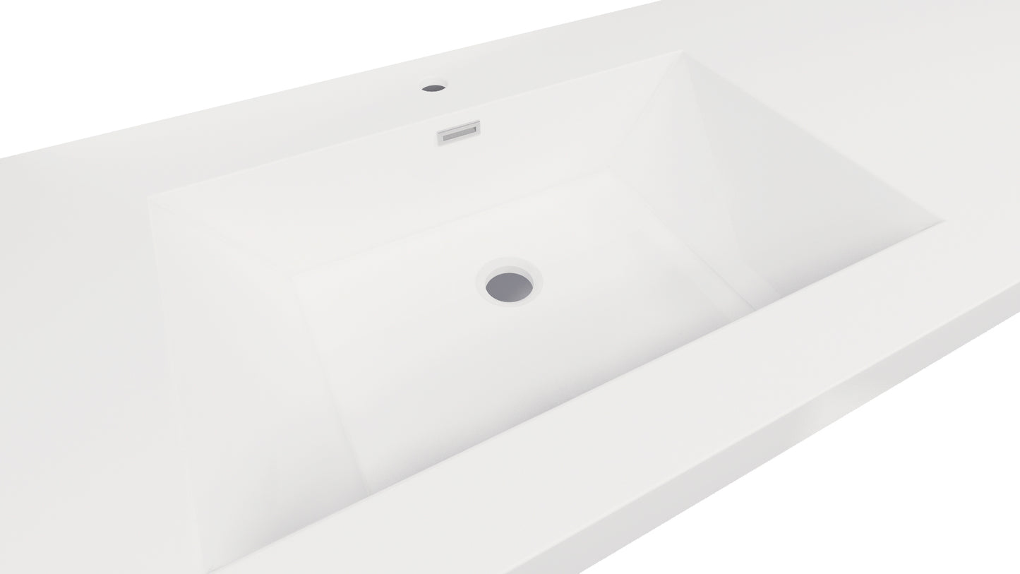 Nobel Acrylic Integrated Sink Vanity Top