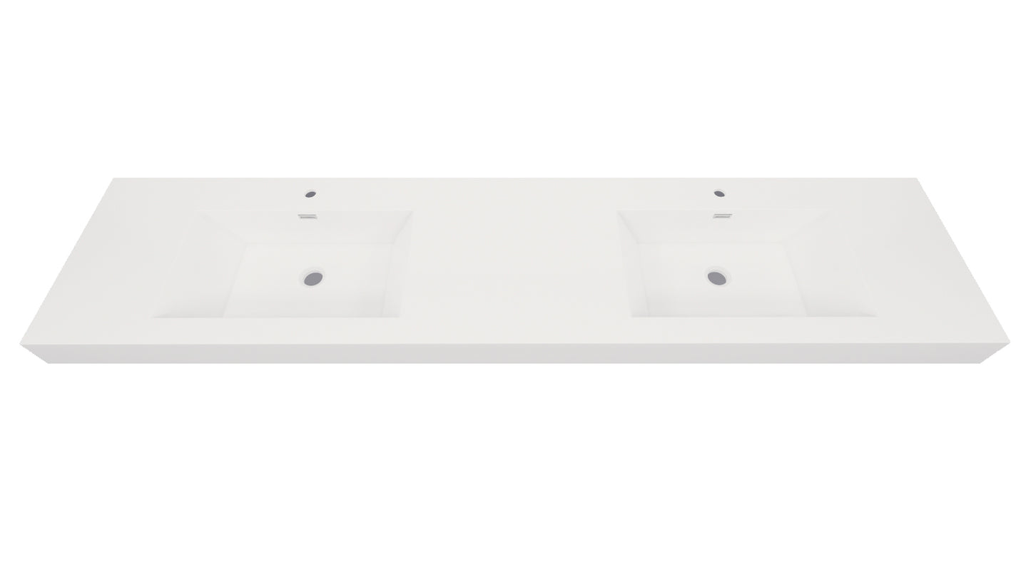 Nobel Acrylic Integrated Sink Vanity Top