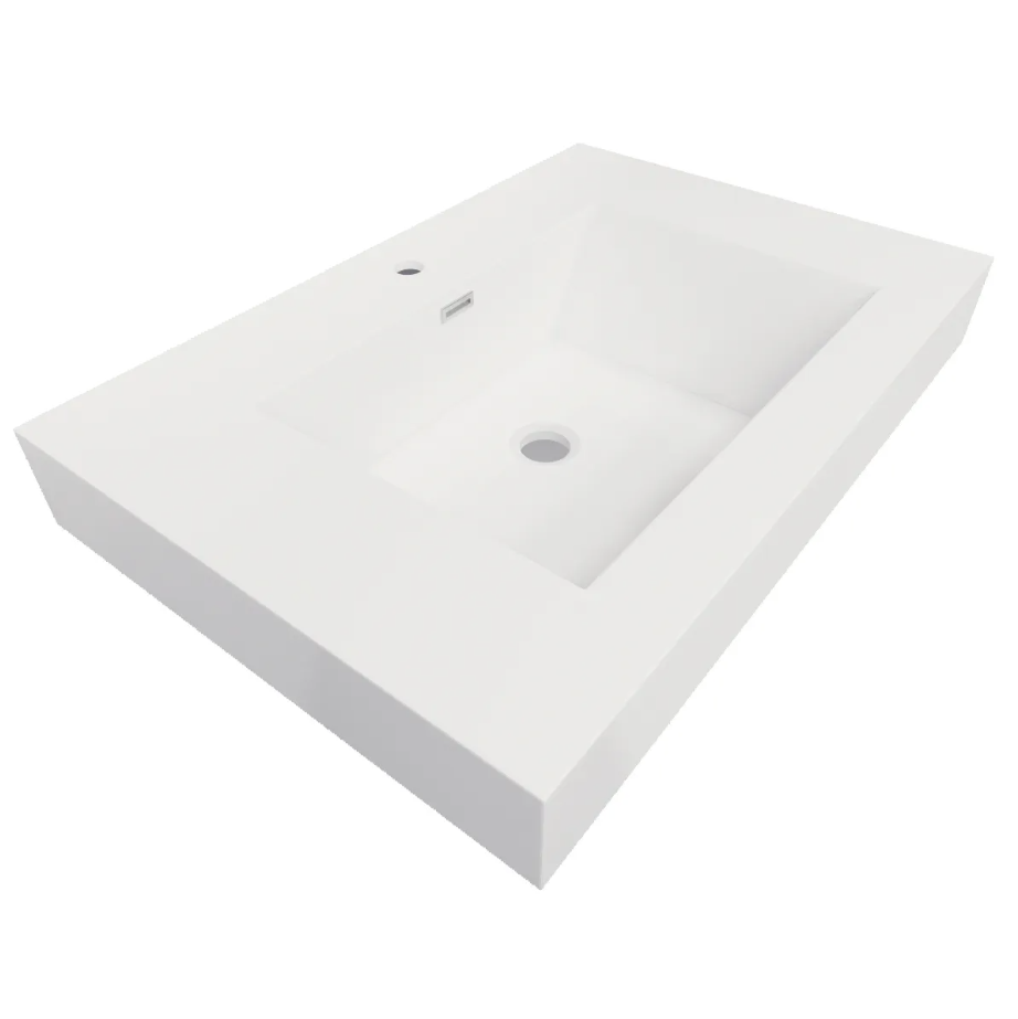 Nobel Acrylic Integrated Sink Vanity Top