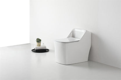Additional view 1 of Percy one-piece square toilet