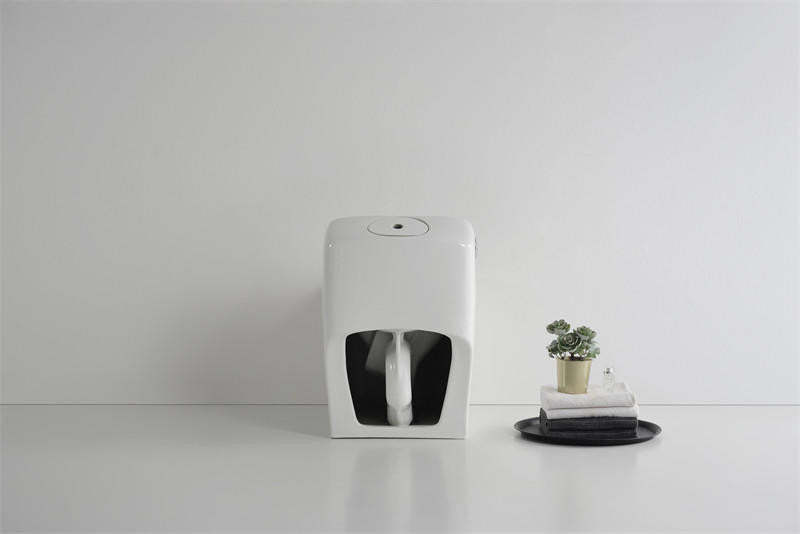 Additional view 2 of Percy one-piece square toilet