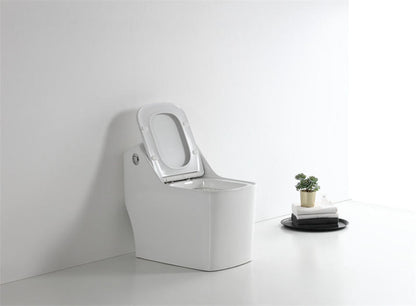 Additional view 3 of Percy one-piece square toilet