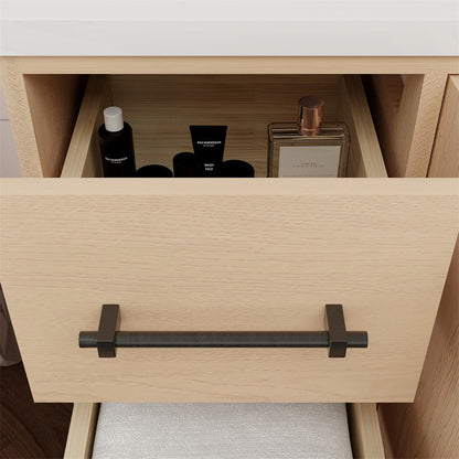 Victoria 42" Wall Mounted Bathroom Vanity with Reinforced Acrylic Integrated Sink Top