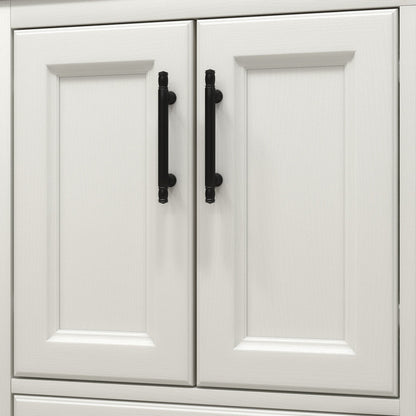 VIV 84" Freestanding Bathroom Vanity with Reinforced Acrylic Integrated Sink Top