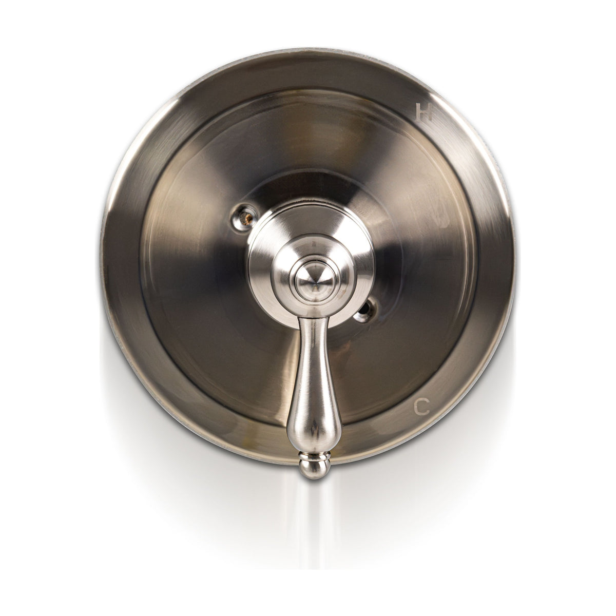 AcquaLuxe 607 Single Handle Tub and Shower Faucet in Brushed Nickel, detail view