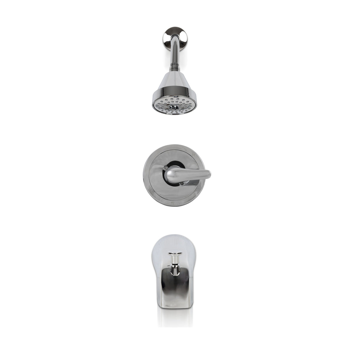 AcquaLuxe 608 Single Handle Tub and Shower Faucet in Polished Chrome