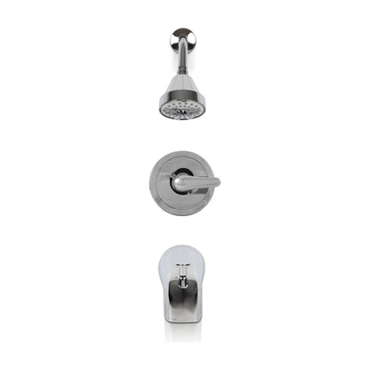AcquaLuxe 608 Single Handle Tub and Shower Faucet in Polished Chrome