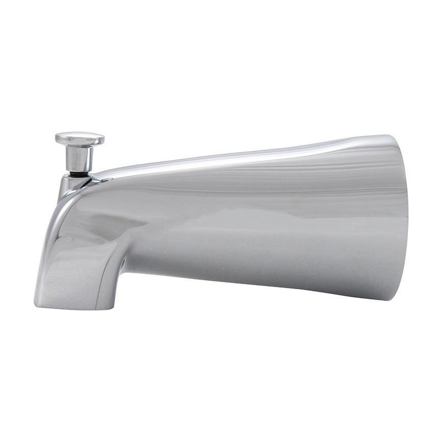 AcquaLuxe 608 Single Handle Tub and Shower Faucet in Polished Chrome, detail view