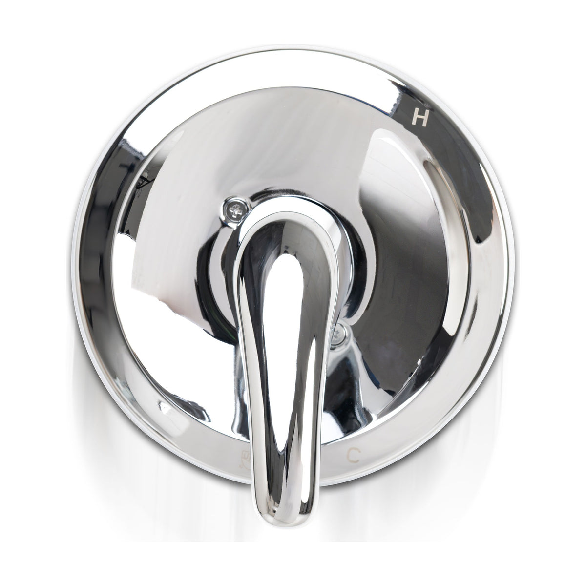 AcquaLuxe 608 Single Handle Tub and Shower Faucet in Polished Chrome, detail view