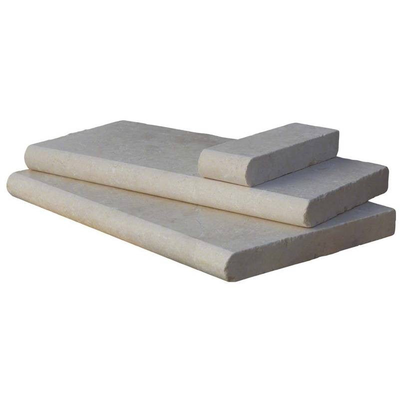 Aegean Pearl natural stone pool coping, close up product view showing color and texture