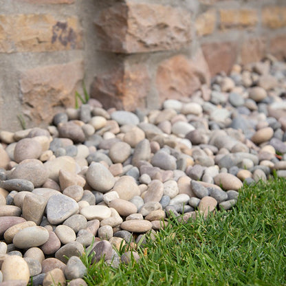 Amazon Multi Pebbles shown installed in a finished outdoor or living space
