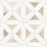 Angora Geometric Marble Mosaic Tile | KBF Home Improvement