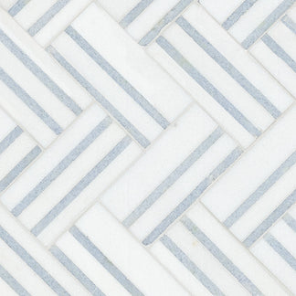 Azula Linea Marble Mosaic Tile | KBF Home Improvement
