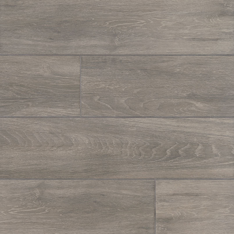 Balboa Gray wood look ceramic tile, matte finish, 6 by 24 inch view