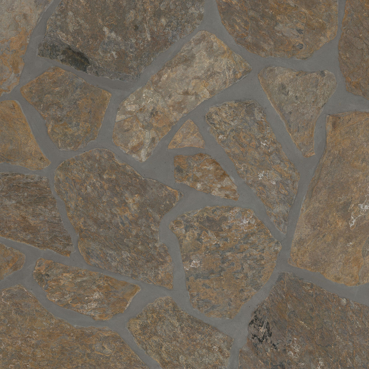 Bedford Fieldstone natural thin stone veneer, close up product view showing color and texture