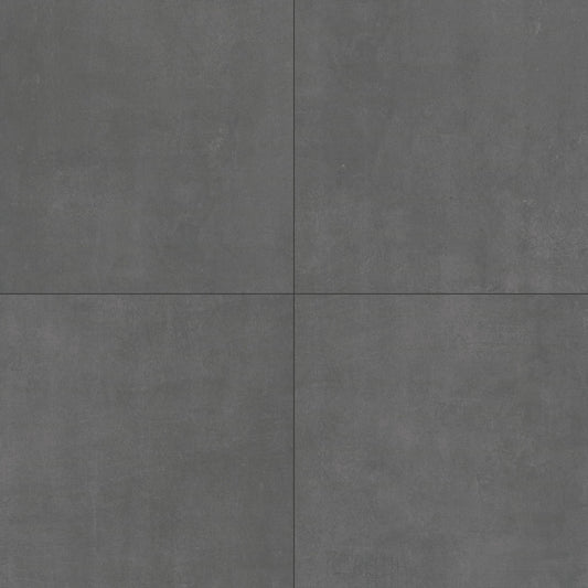 Beton Antracite porcelain pavers, close up product view showing color and texture