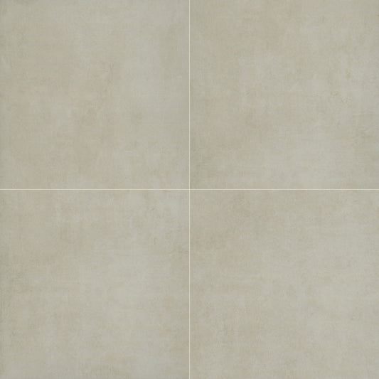 Beton Blanco porcelain pavers, close up product view showing color and texture